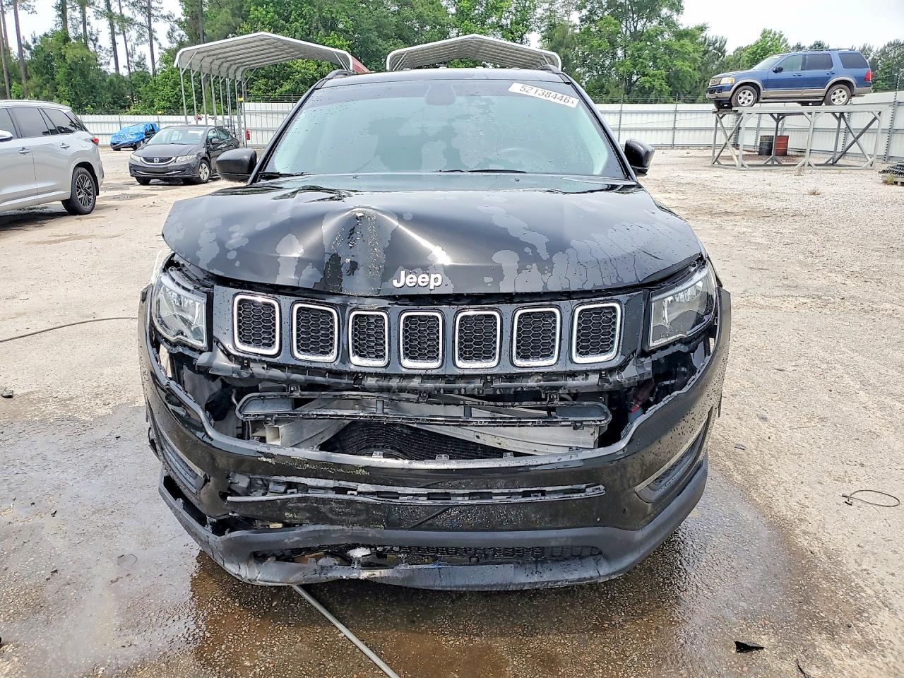 2017 Jeep Compass Sport Black vin: 3C4NJDAB3HT656492