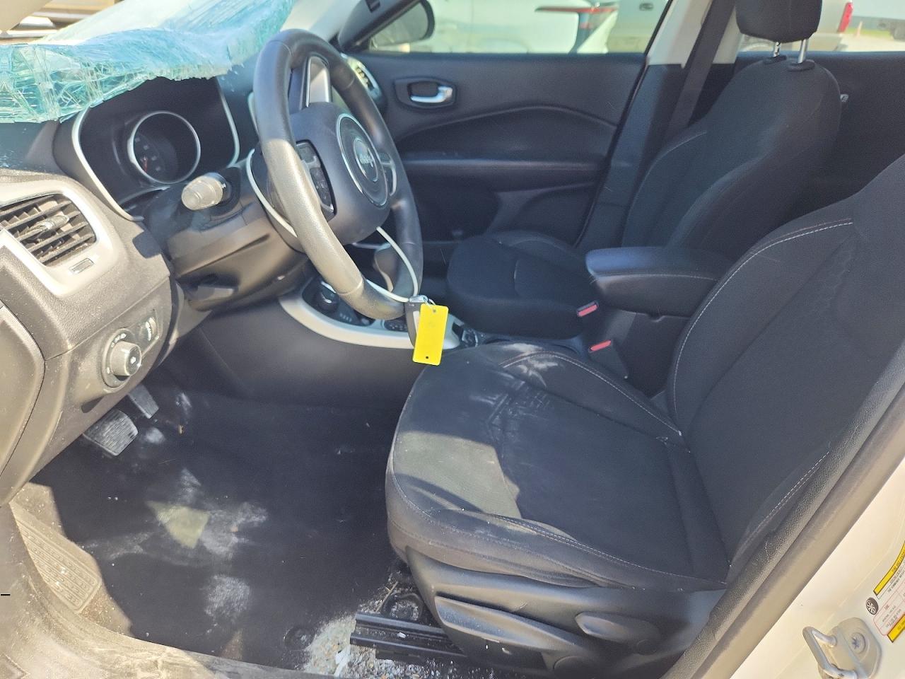 2019 Jeep Compass Sport Белый vin: 3C4NJDAB4KT703410