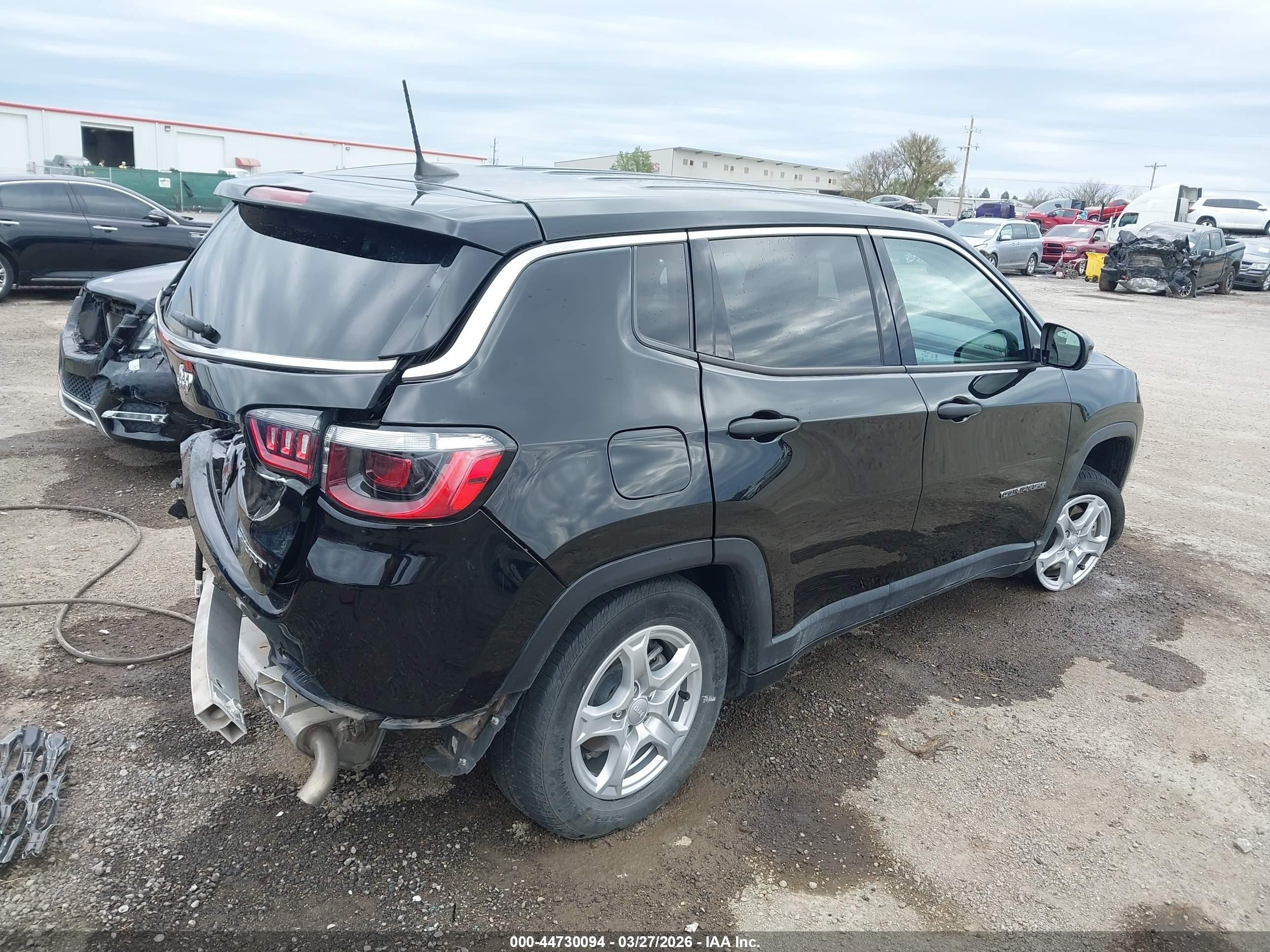 2022 Jeep Compass Sport 4x4 Black vin: 3C4NJDAB5NT167703