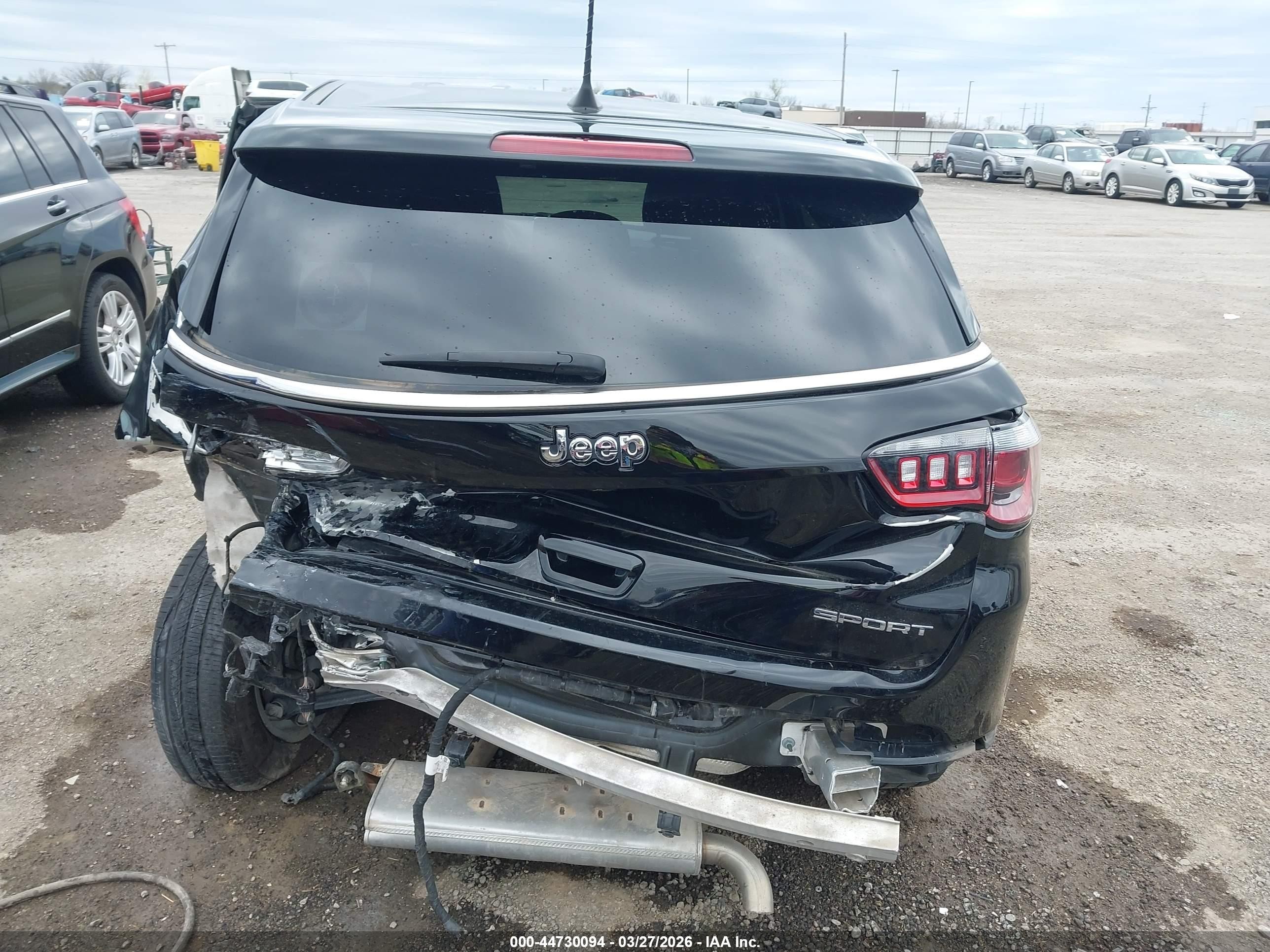 2022 Jeep Compass Sport 4x4 Black vin: 3C4NJDAB5NT167703