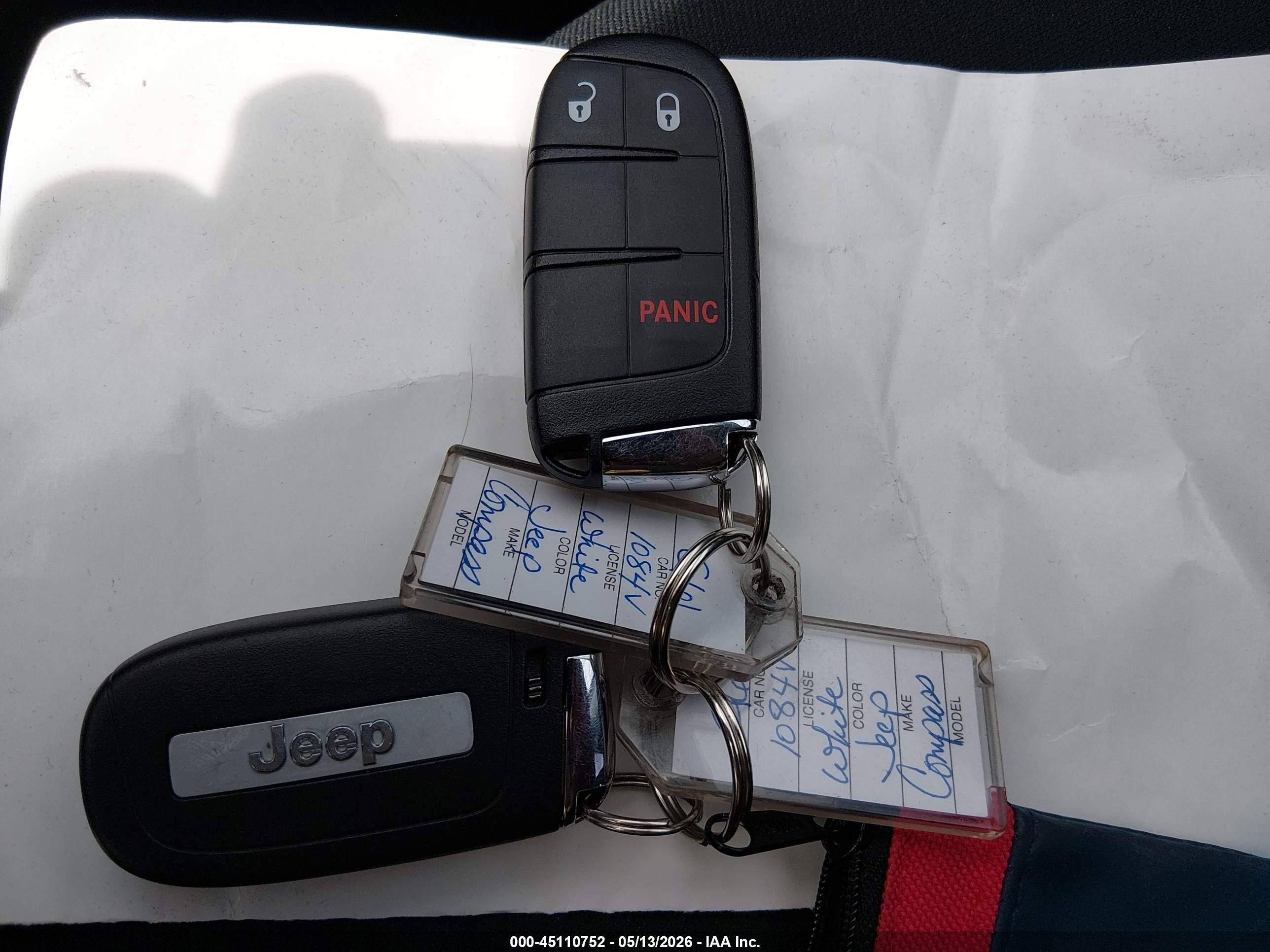2018 Jeep Compass Sport 4x4 Белый vin: 3C4NJDAB7JT392229