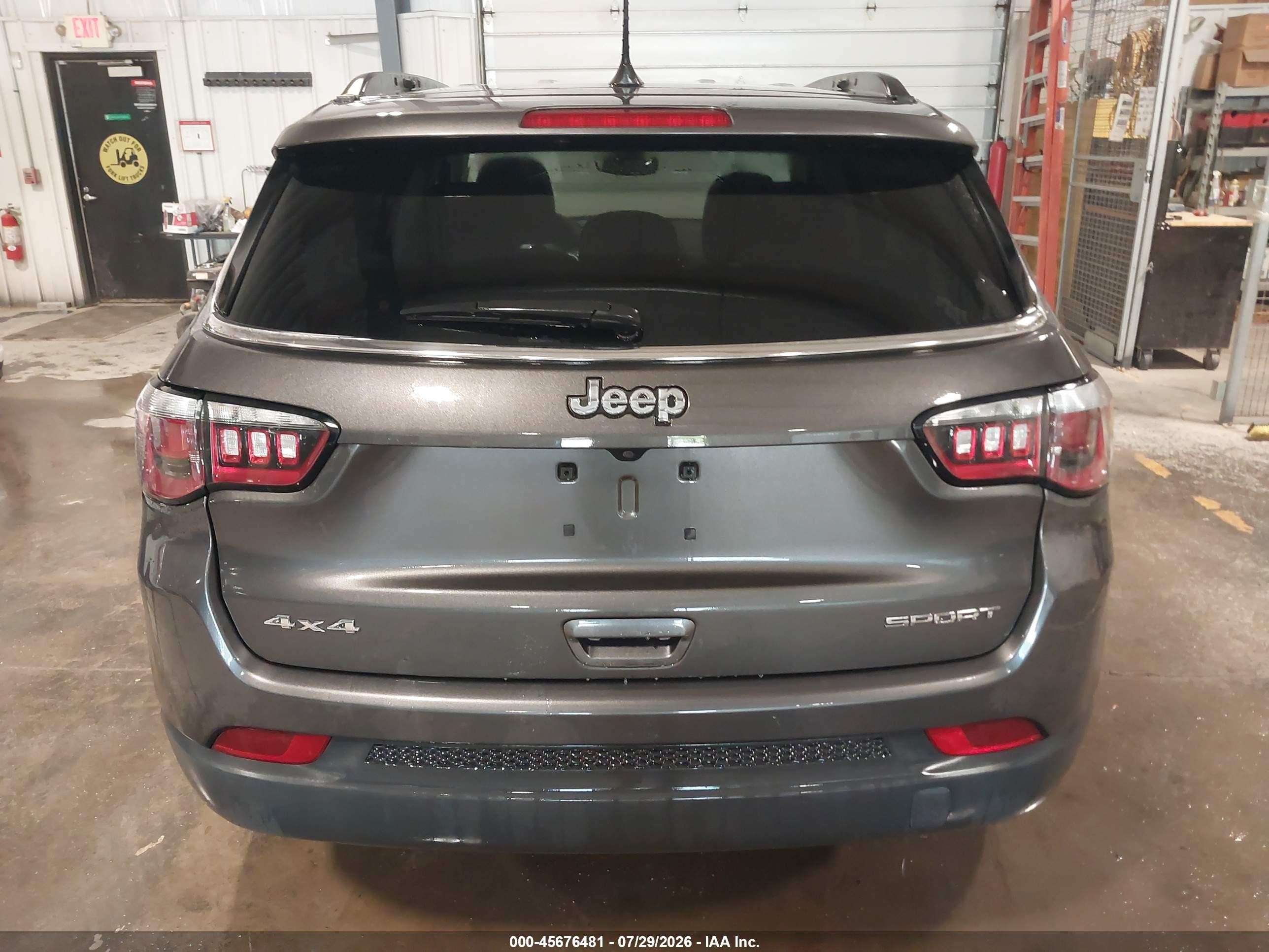 2019 Jeep Compass Sport 4x4 Black vin: 3C4NJDAB9KT649960