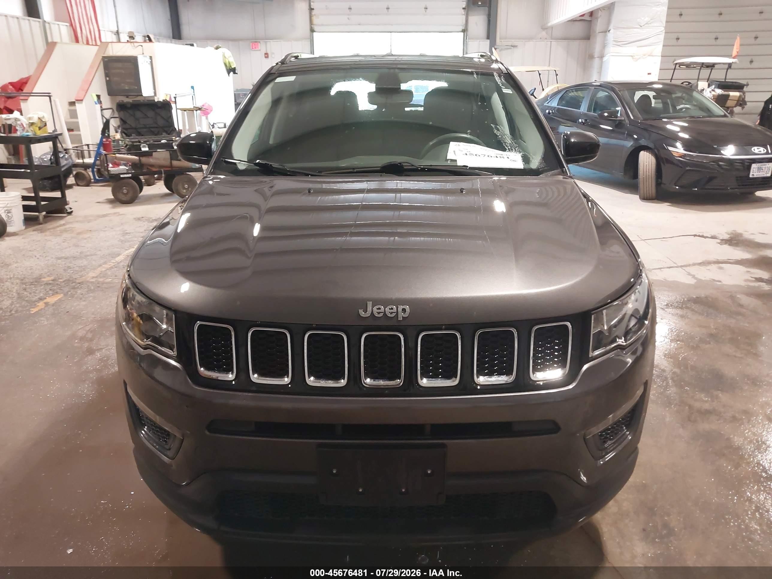 2019 Jeep Compass Sport 4x4 Black vin: 3C4NJDAB9KT649960