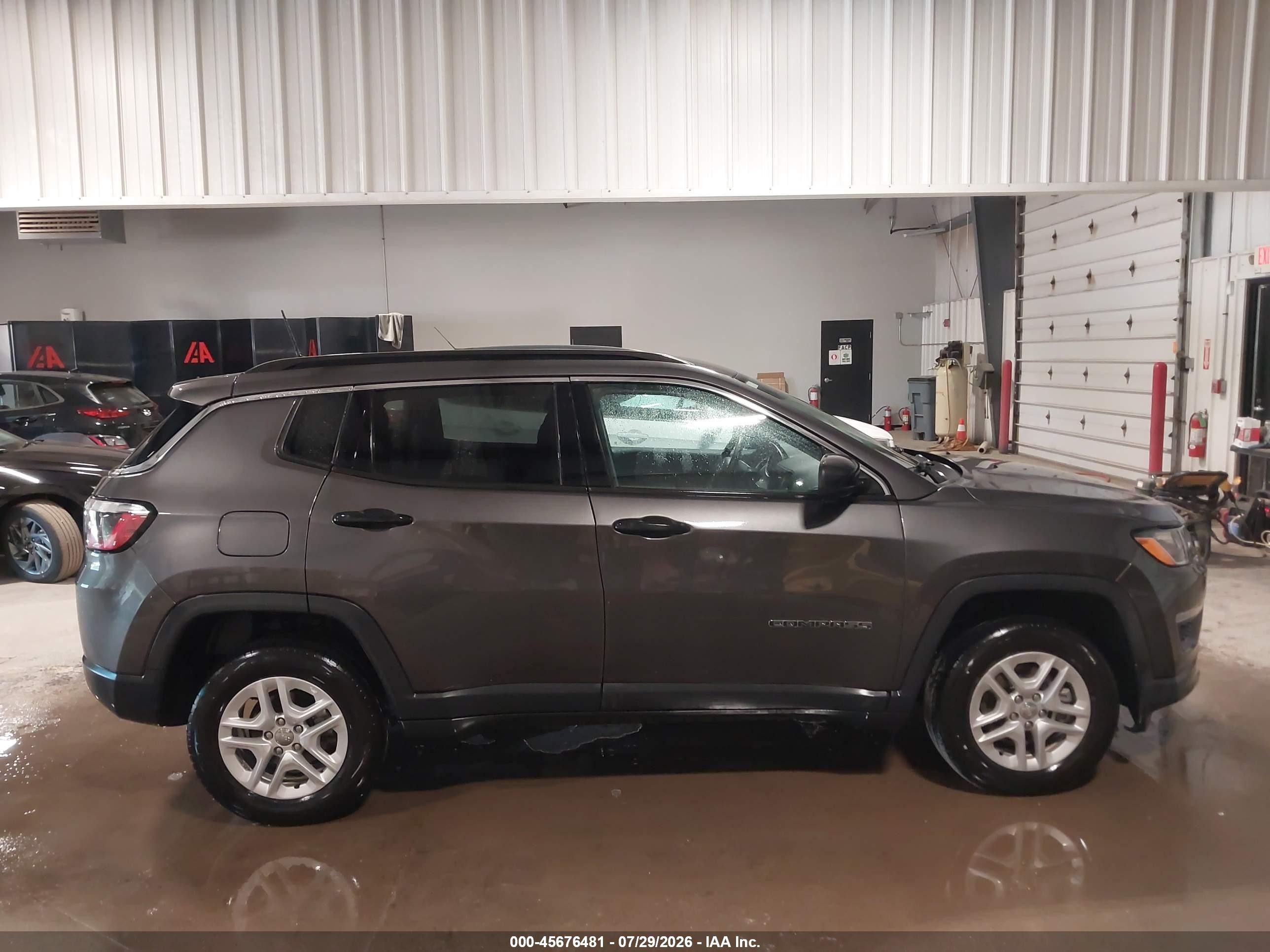 2019 Jeep Compass Sport 4x4 Black vin: 3C4NJDAB9KT649960