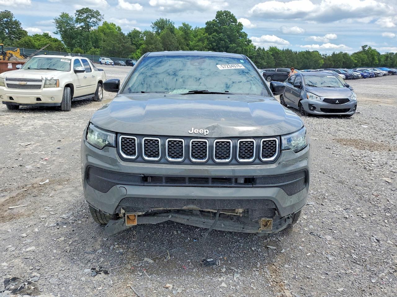 2023 Jeep Compass Sport Gray vin: 3C4NJDAN2PT510366