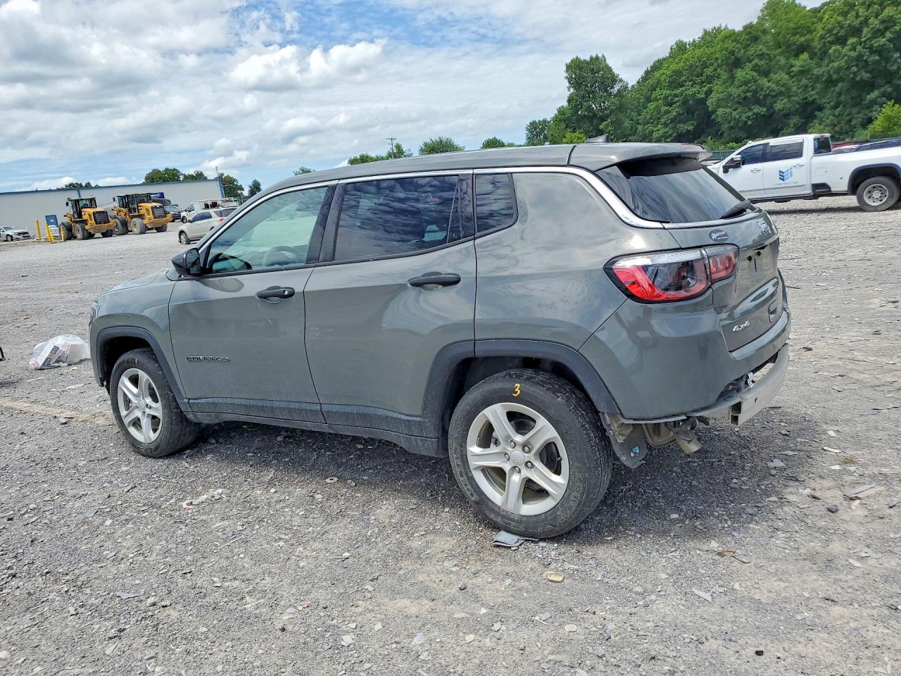 2023 Jeep Compass Sport Gray vin: 3C4NJDAN2PT510366