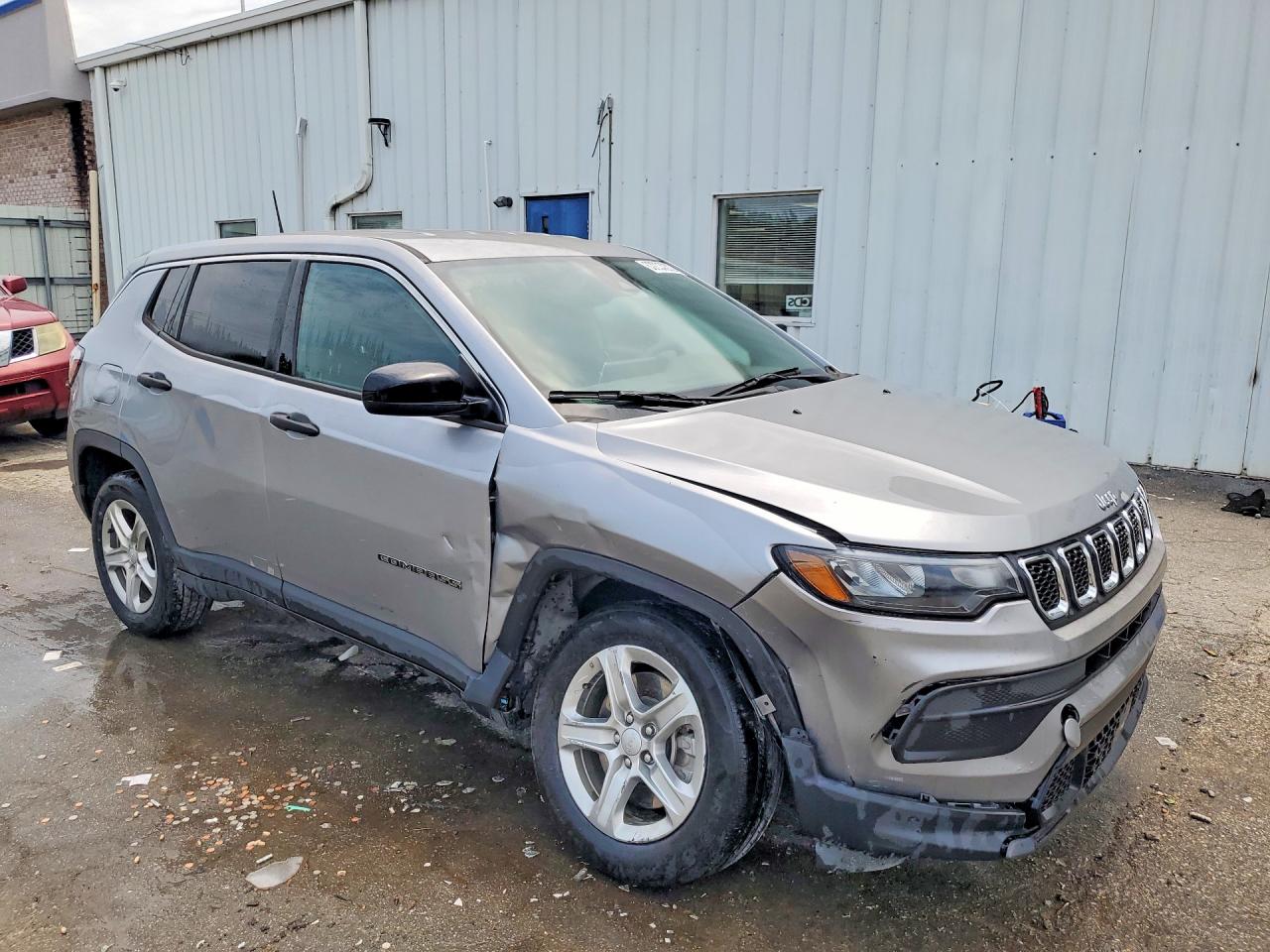 2023 Jeep Compass Sport Gray vin: 3C4NJDAN5PT514668