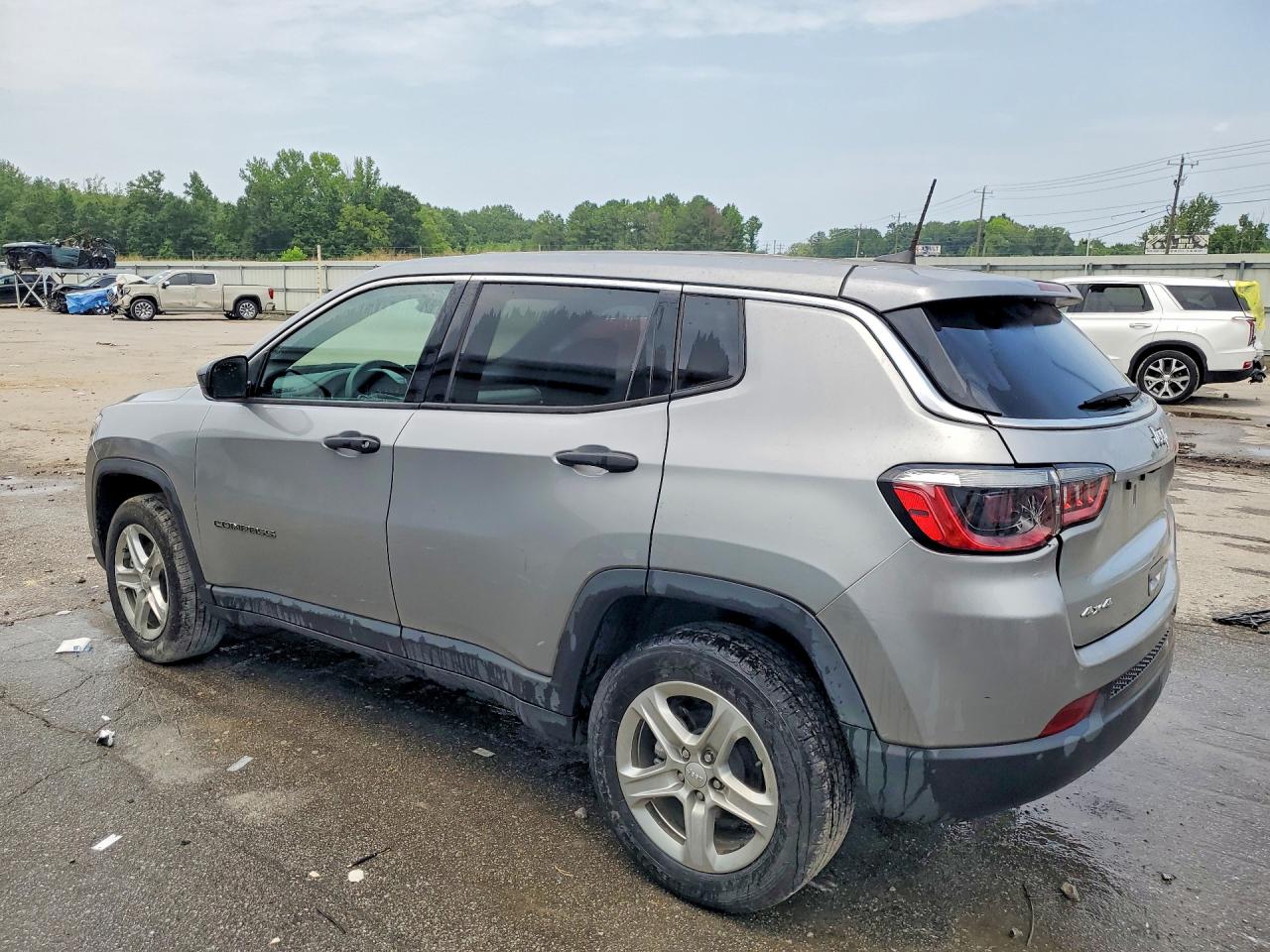 2023 Jeep Compass Sport Gray vin: 3C4NJDAN5PT514668