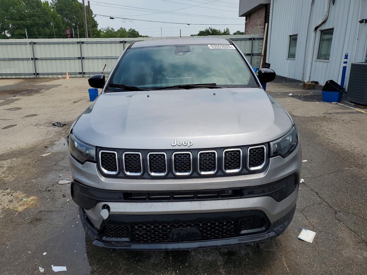 2023 Jeep Compass Sport Gray vin: 3C4NJDAN5PT514668