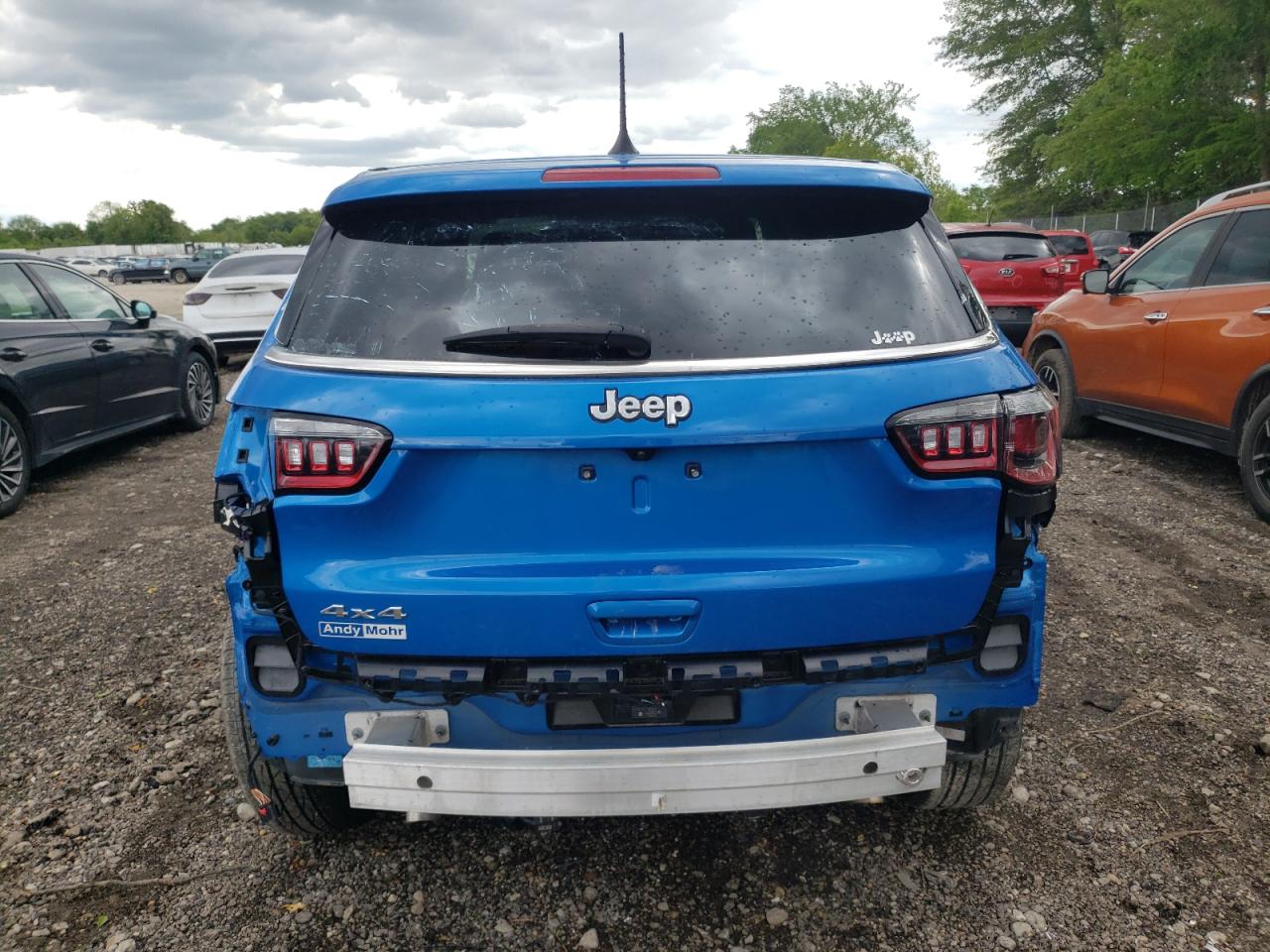 2024 Jeep Compass Sport   Blue vin: 3C4NJDAN5RT576865