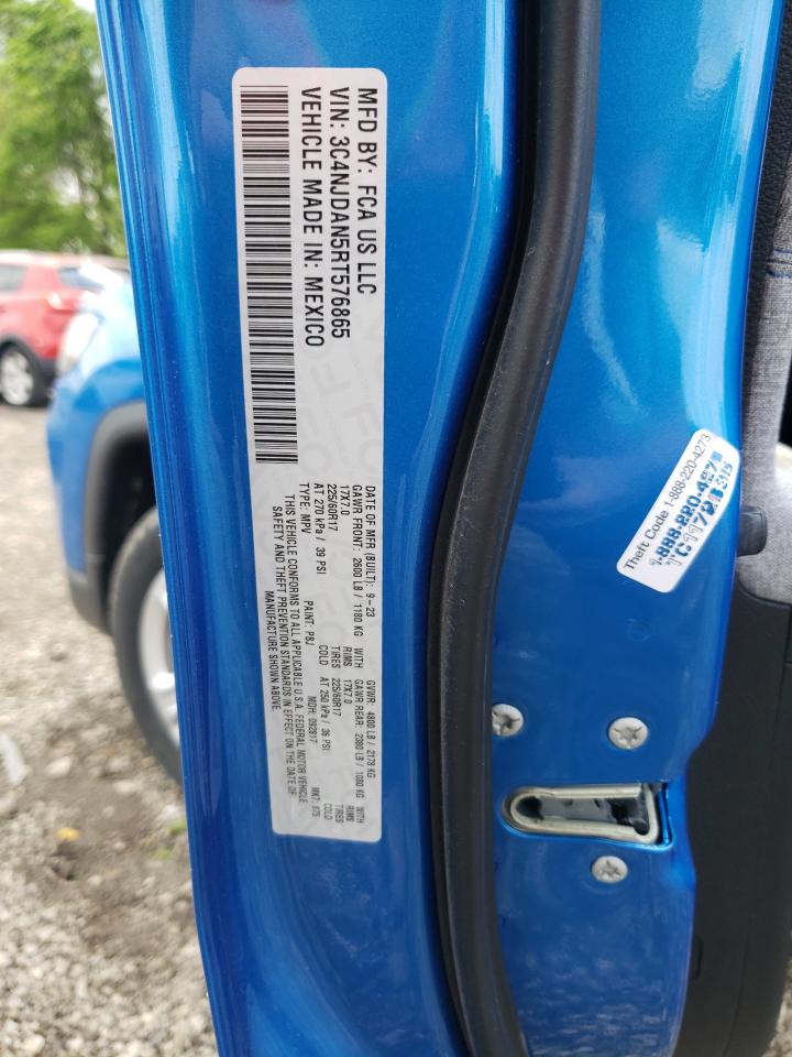 2024 Jeep Compass Sport   Blue vin: 3C4NJDAN5RT576865