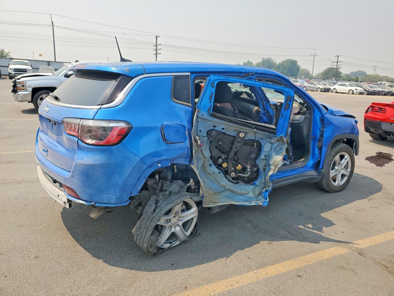 2024 Jeep Compass Sport Blue vin: 3C4NJDAN5RT576865
