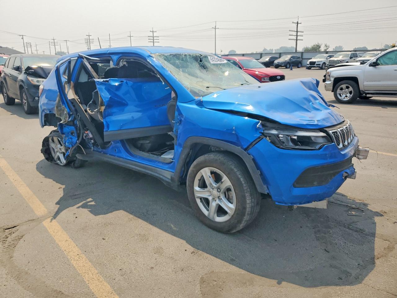 2024 Jeep Compass Sport Blue vin: 3C4NJDAN5RT576865