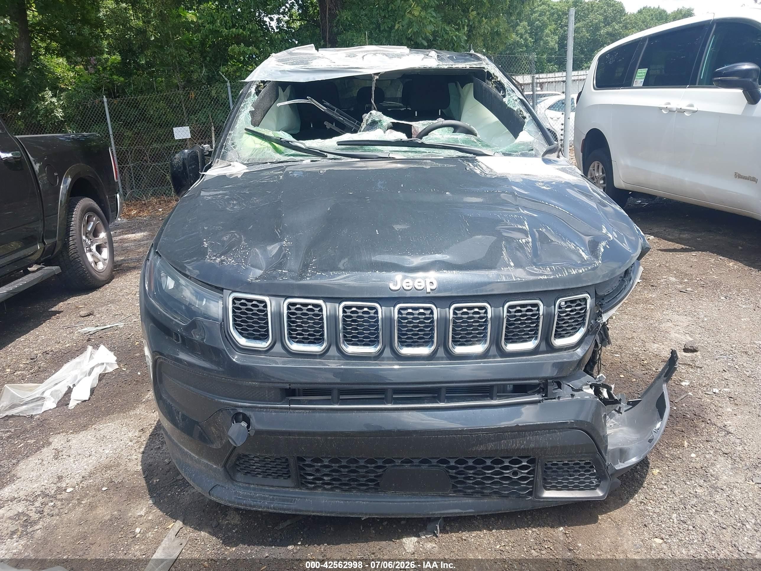 2023 Jeep Compass Sport 4x4 Black vin: 3C4NJDAN8PT515667