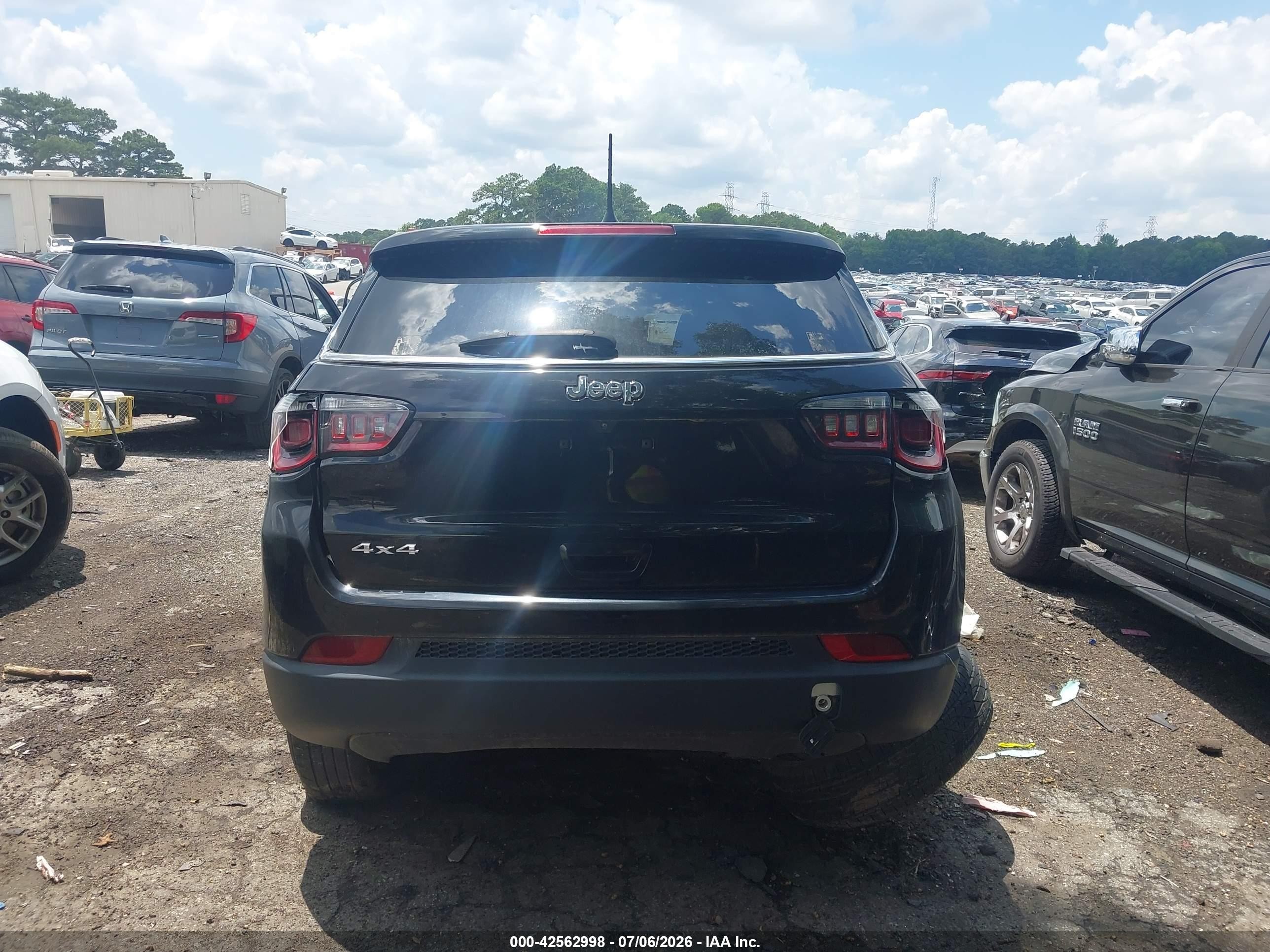 2023 Jeep Compass Sport 4x4 Black vin: 3C4NJDAN8PT515667