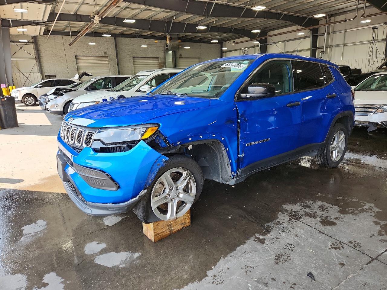 2023 Jeep Compass Sport Blue vin: 3C4NJDAN9PT513023