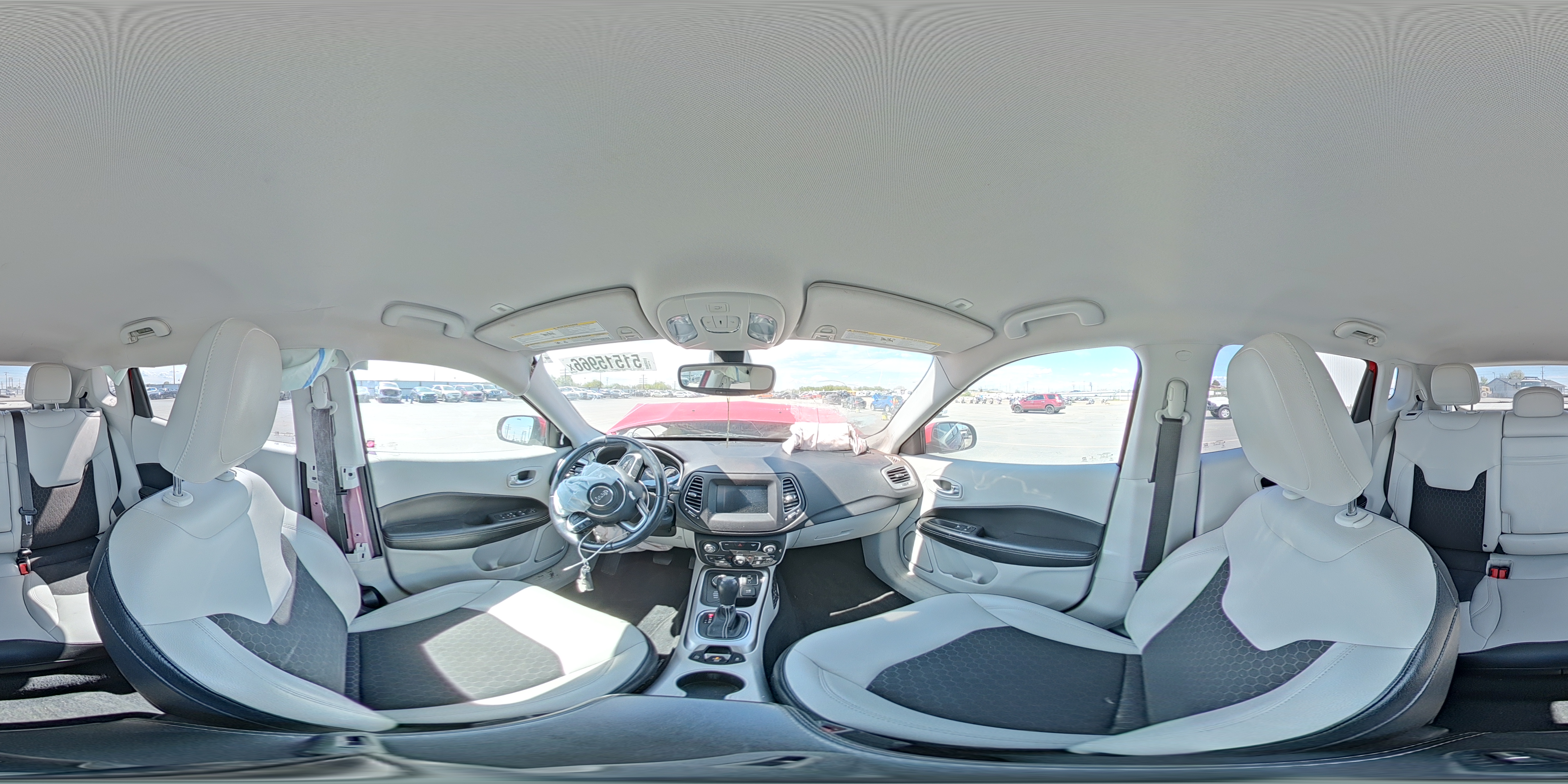 2018 Jeep Compass Latitude Red vin: 3C4NJDBB0JT320514
