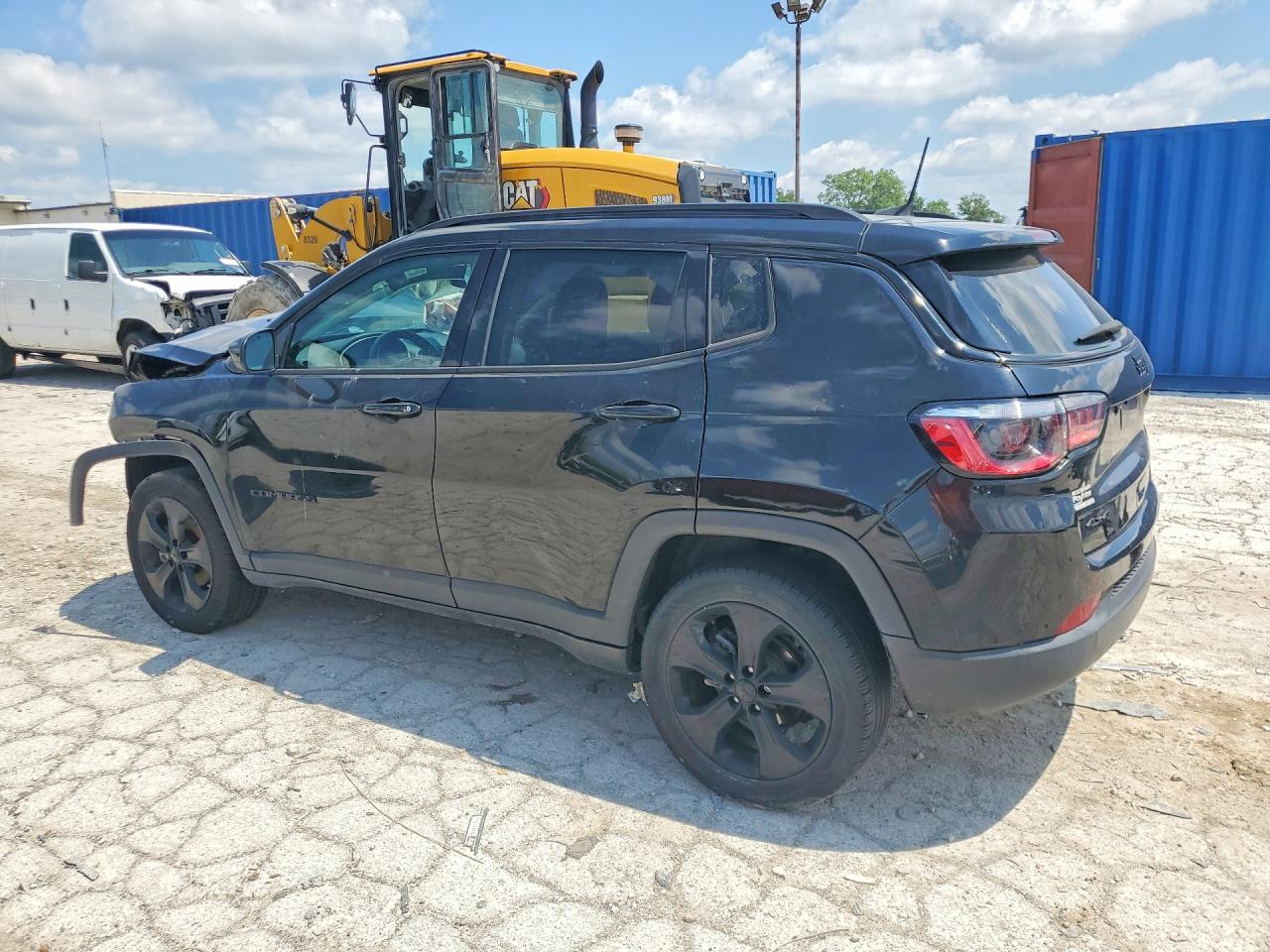 2018 Jeep Compass Latitude Black vin: 3C4NJDBB0JT395522