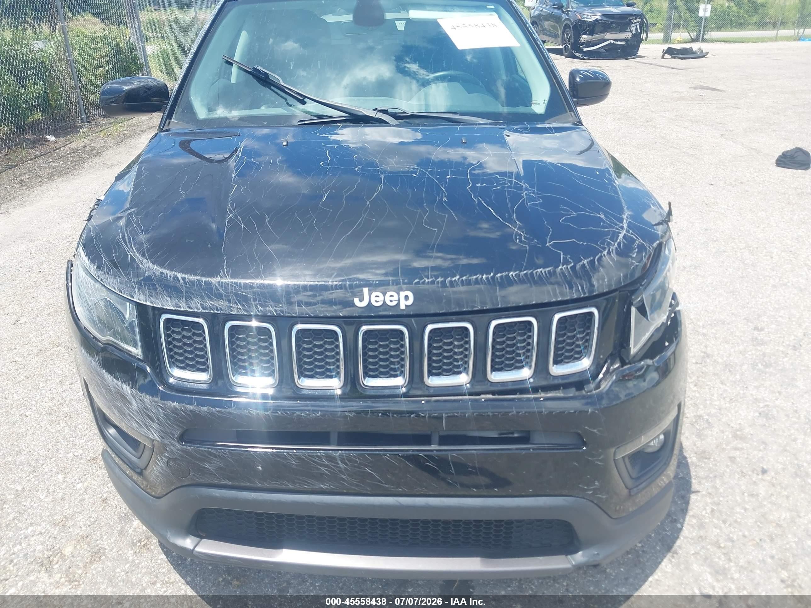 2021 Jeep Compass Latitude 4x4 Black vin: 3C4NJDBB1MT584555
