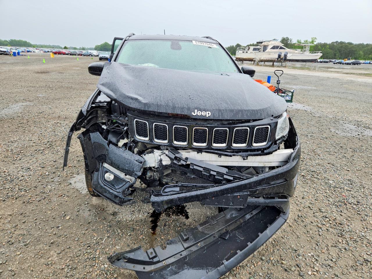2018 Jeep Compass Black vin: 3C4NJDBB2JT300930