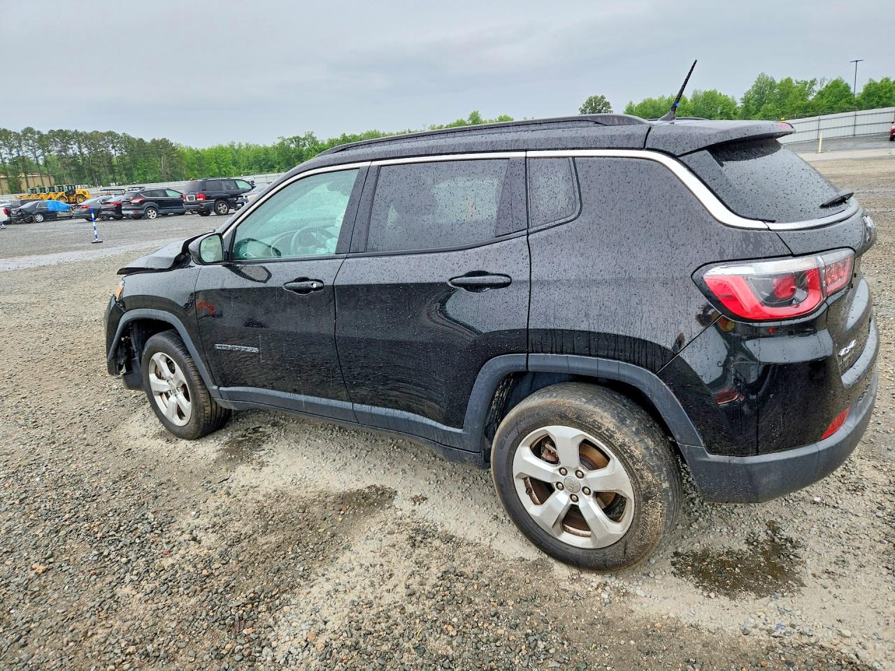 2018 Jeep Compass Black vin: 3C4NJDBB2JT300930