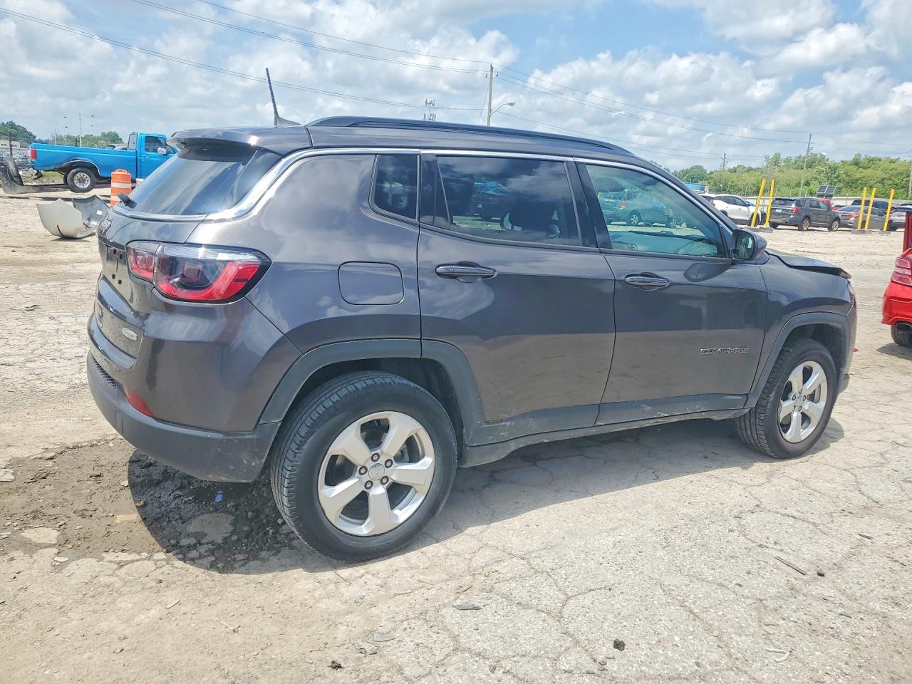 2021 Jeep Compass Latitude Gray vin: 3C4NJDBB2MT510528