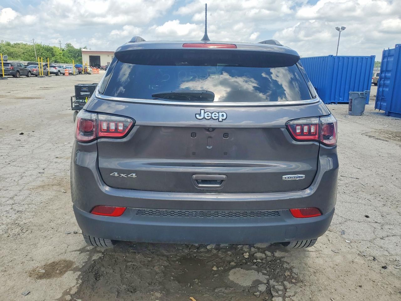 2021 Jeep Compass Latitude Gray vin: 3C4NJDBB2MT510528