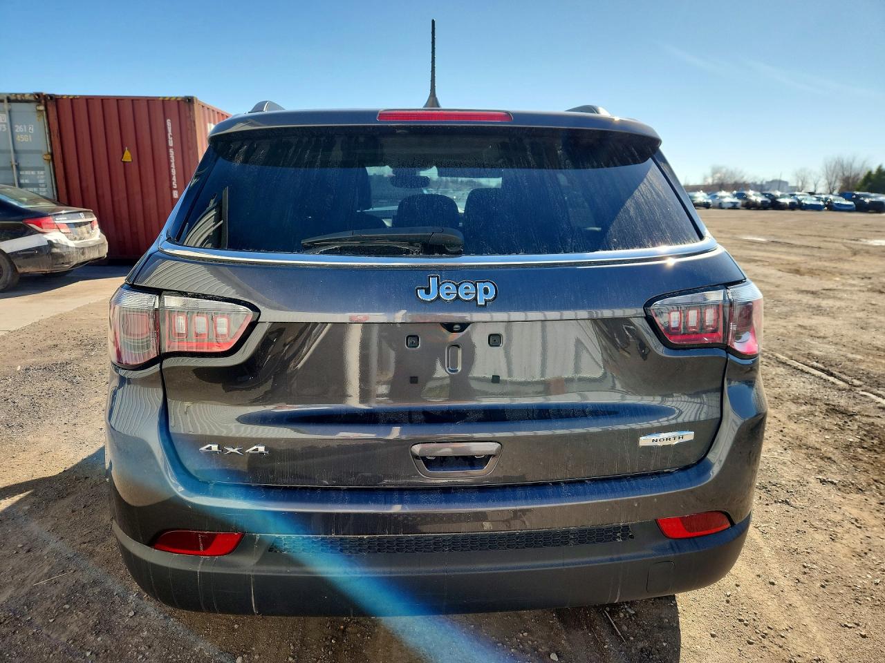2022 Jeep Compass Latitude Gray vin: 3C4NJDBB2NT213826