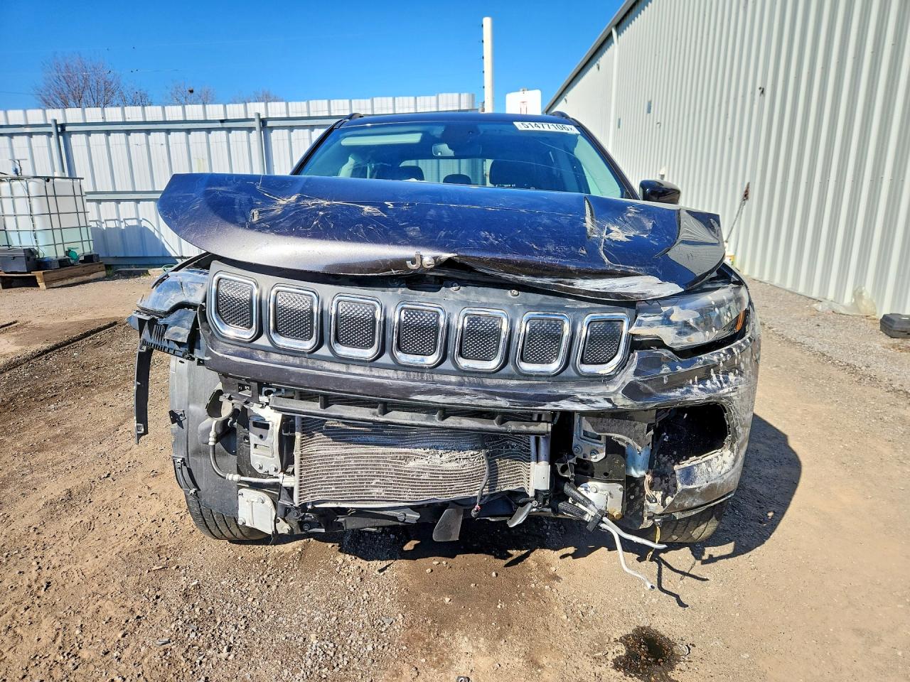 2022 Jeep Compass Latitude Gray vin: 3C4NJDBB2NT213826