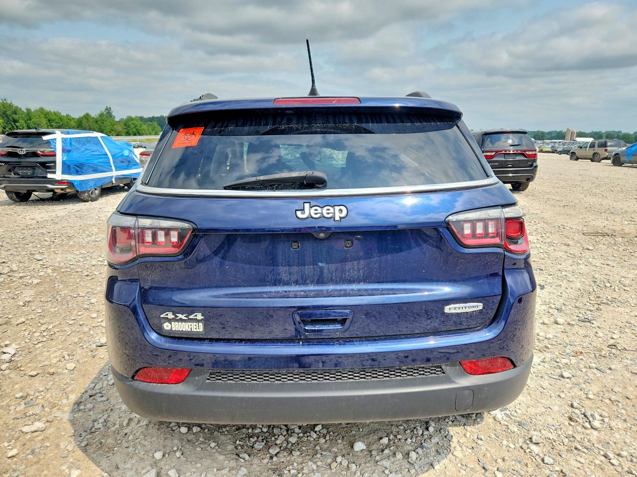 2020 Jeep Compass Latitude Blue vin: 3C4NJDBB4LT117502