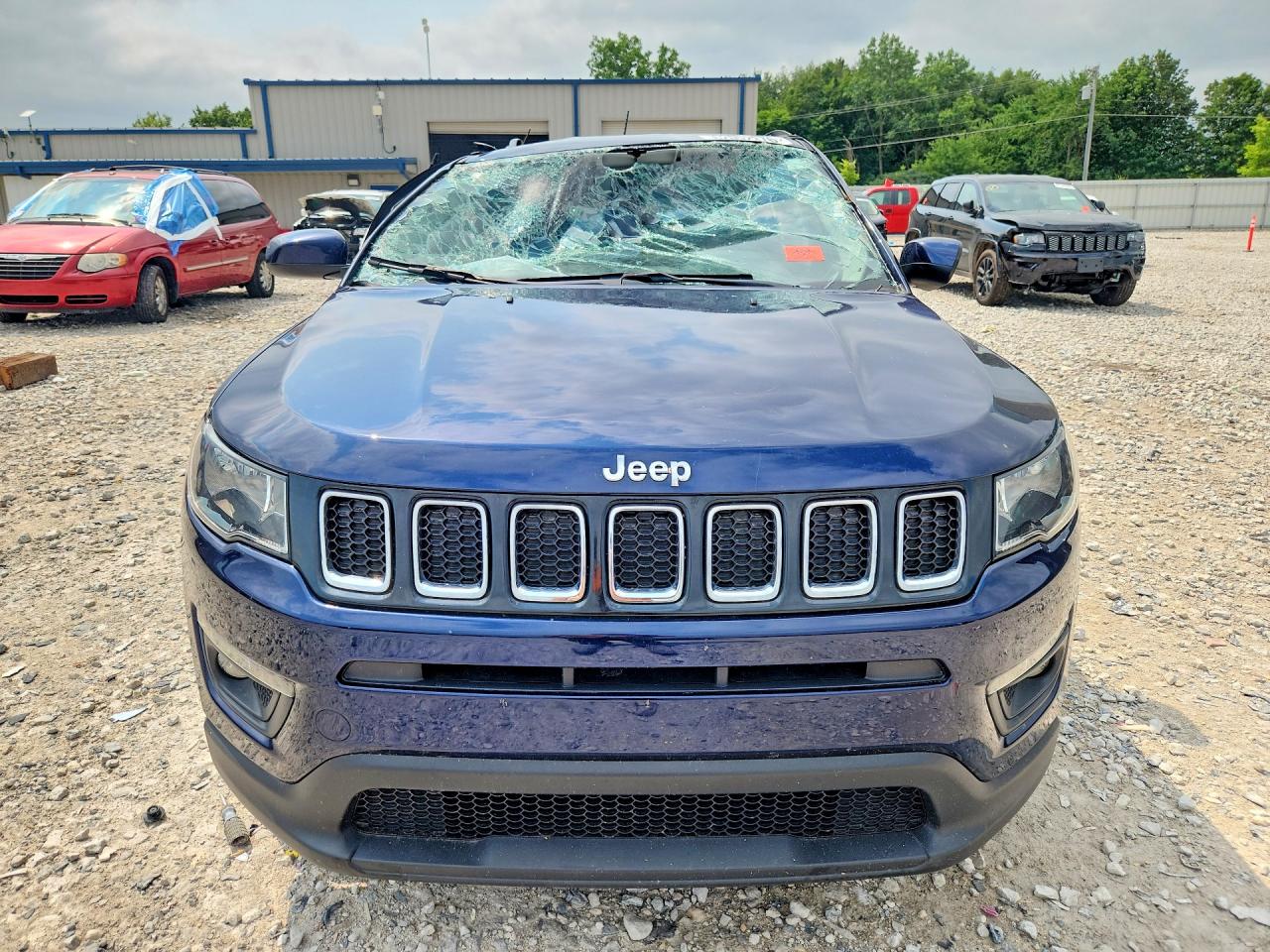 2020 Jeep Compass Latitude Blue vin: 3C4NJDBB4LT117502