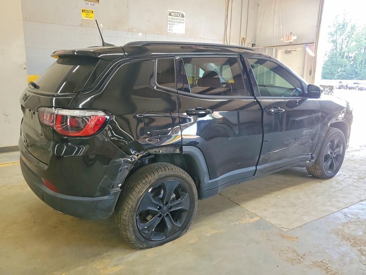 2020 Jeep Compass Latitude Black vin: 3C4NJDBB4LT209743