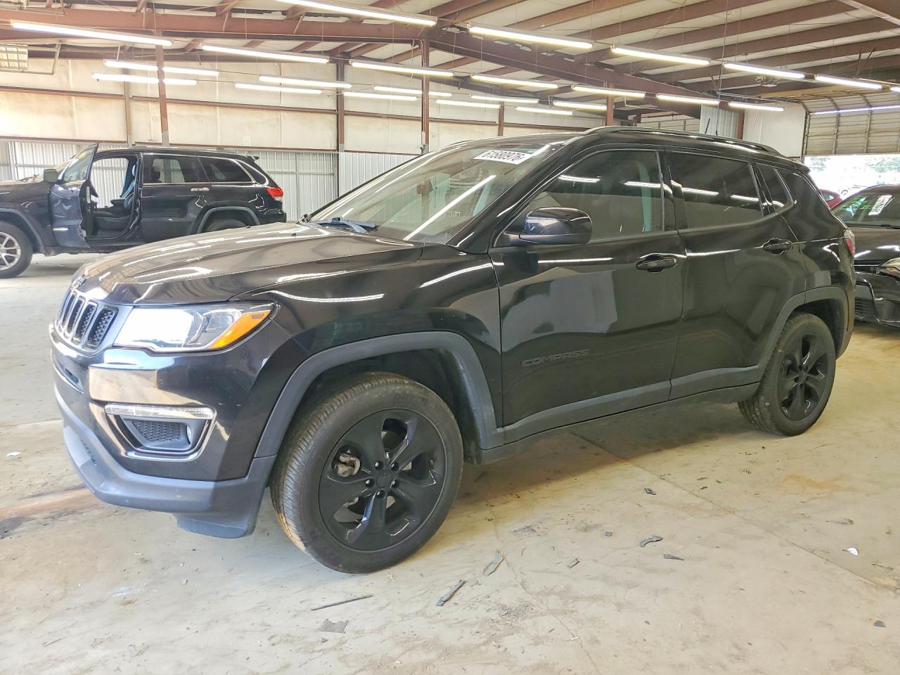 2020 Jeep Compass Latitude Black vin: 3C4NJDBB4LT209743