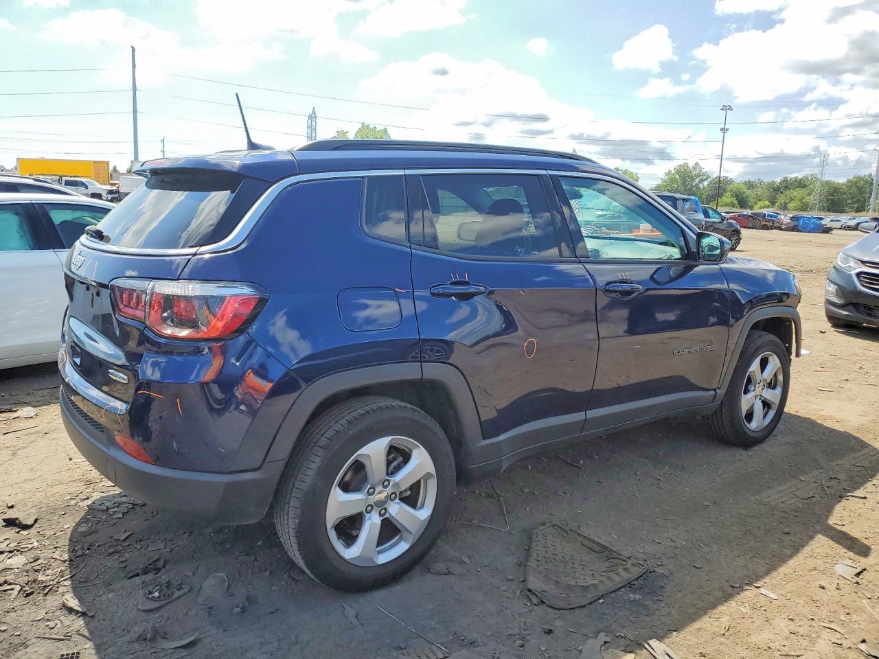 2020 Jeep Compass Latitude Синий vin: 3C4NJDBB5LT153974