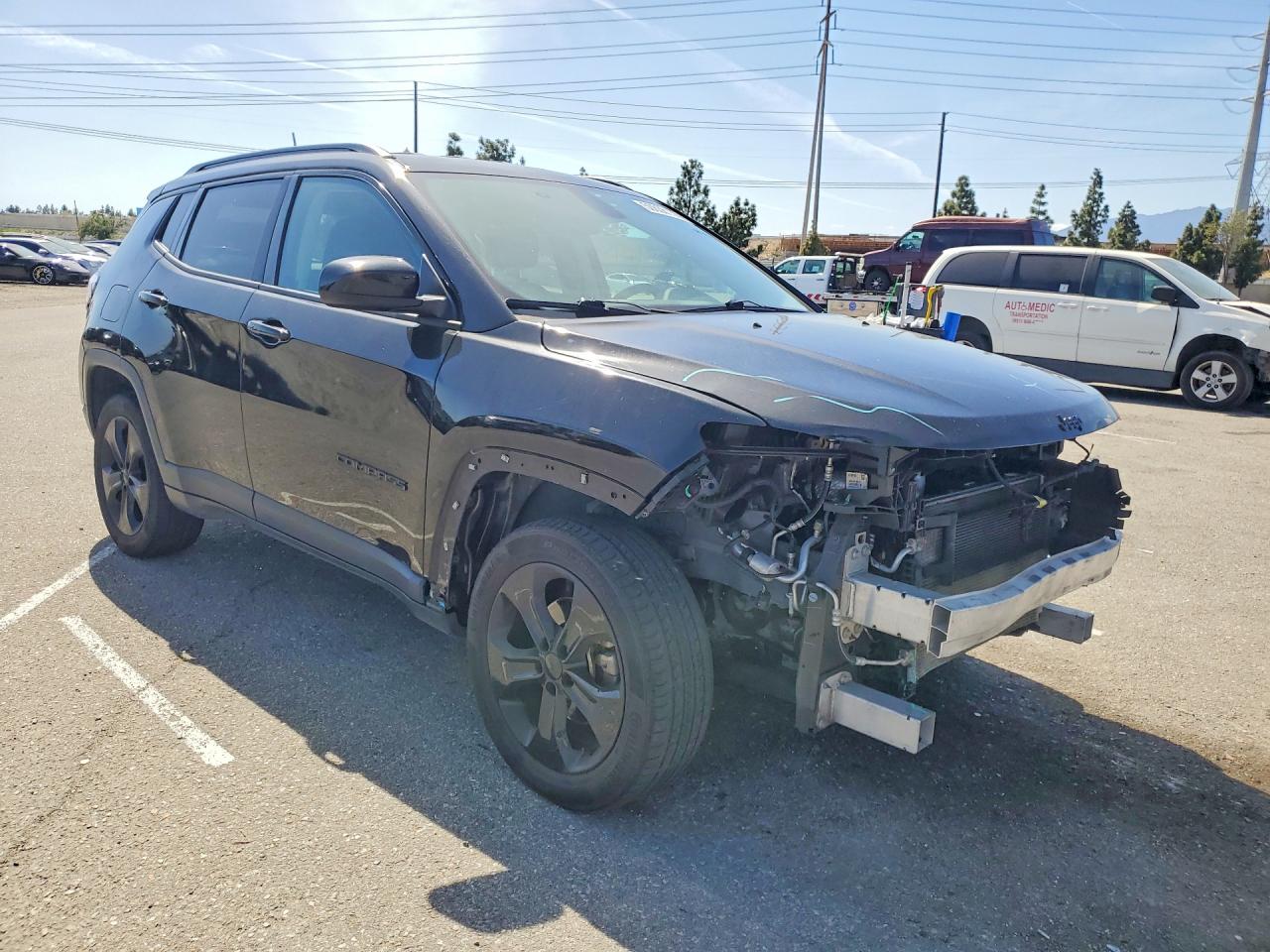 2021 Jeep Compass Latitude Black vin: 3C4NJDBB5MT526061