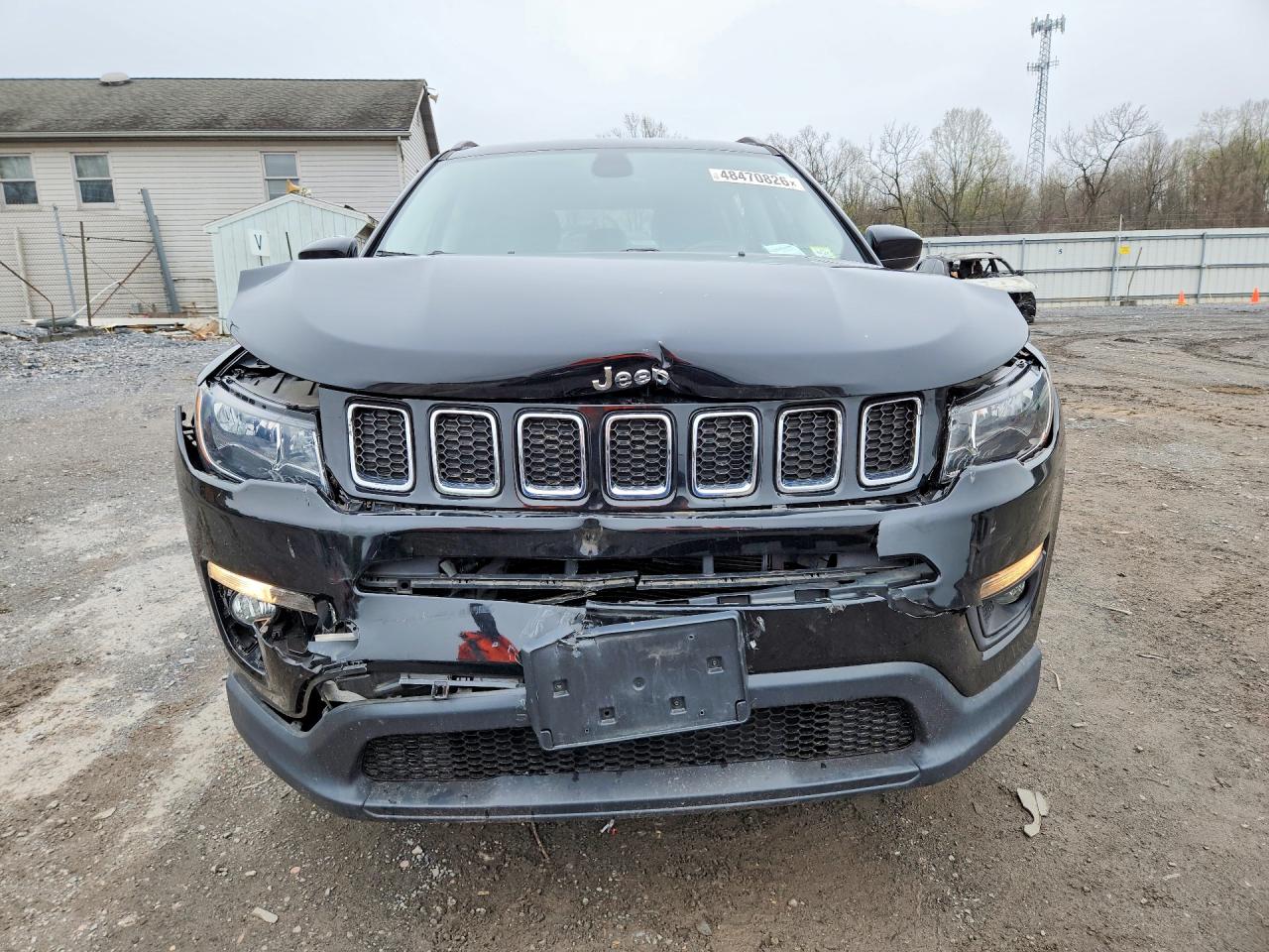2018 Jeep Compass Latitude Black vin: 3C4NJDBB6JT308240