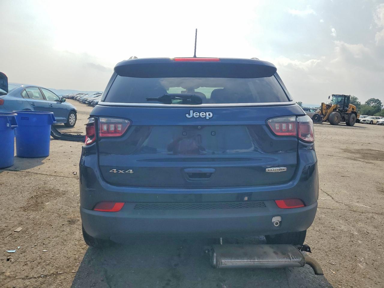 2018 Jeep Compass Latitude Синий vin: 3C4NJDBB7JT360833