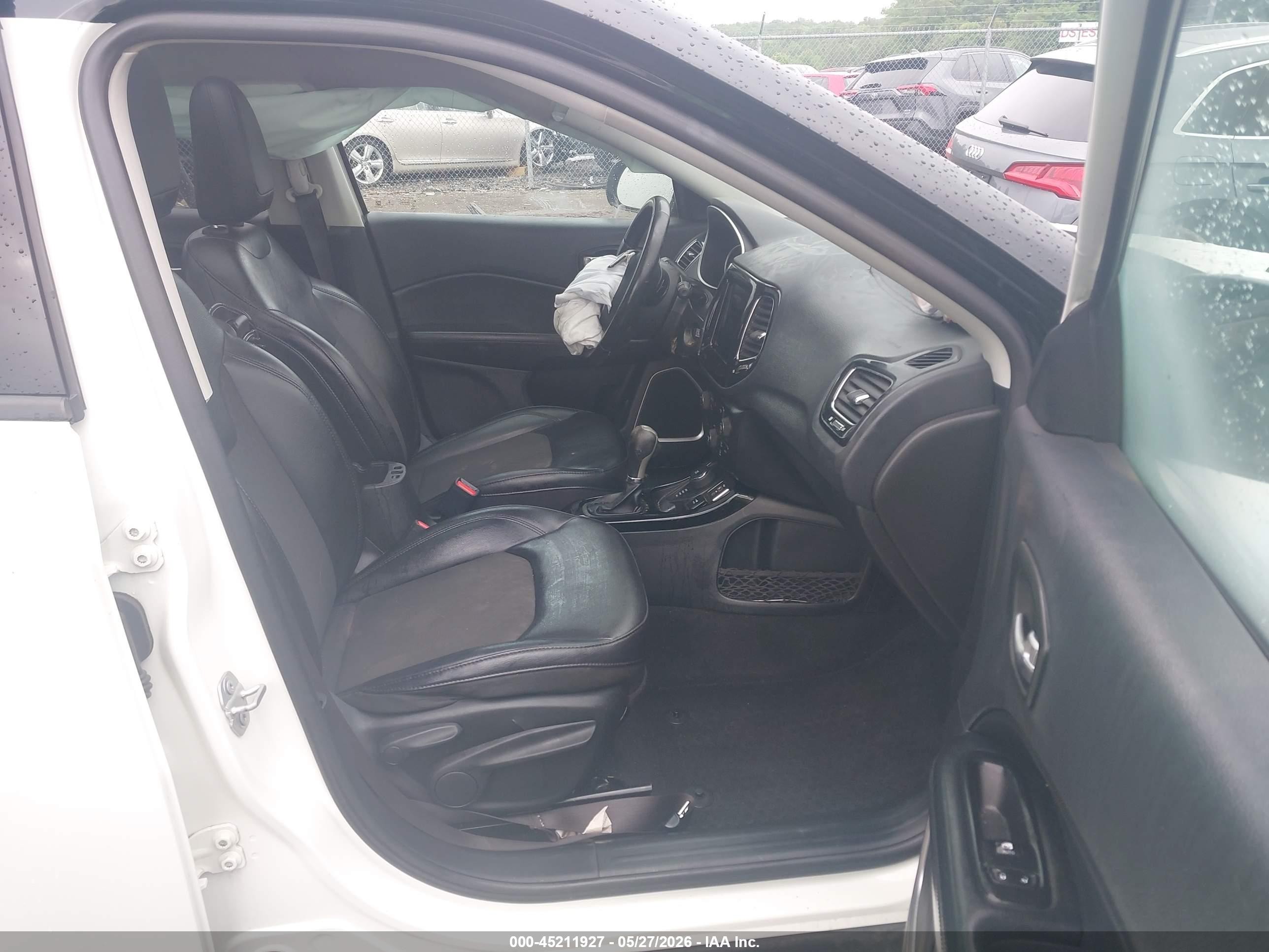 2020 Jeep Compass Altitude 4x4 White vin: 3C4NJDBB7LT116702