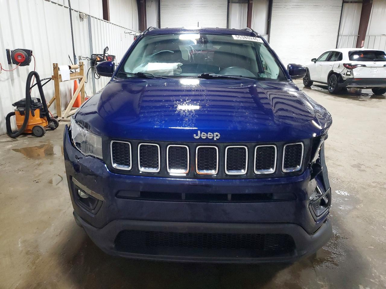 2020 Jeep Compass Latitude Синий vin: 3C4NJDBB8LT150308