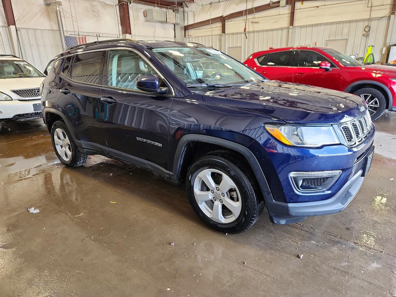 2020 Jeep Compass Latitude Blue vin: 3C4NJDBB9LT145294