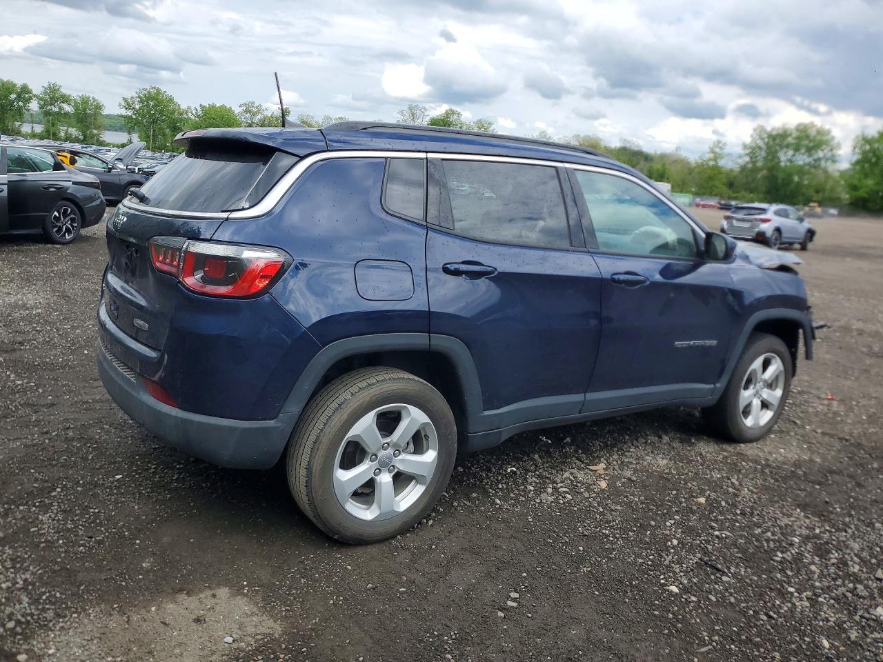2020 Jeep Compass Latitude Blue vin: 3C4NJDBB9LT155288