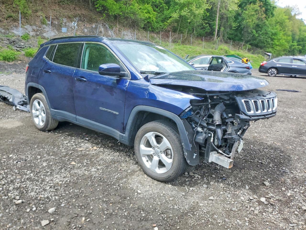 2020 Jeep Compass Latitude Blue vin: 3C4NJDBB9LT155288