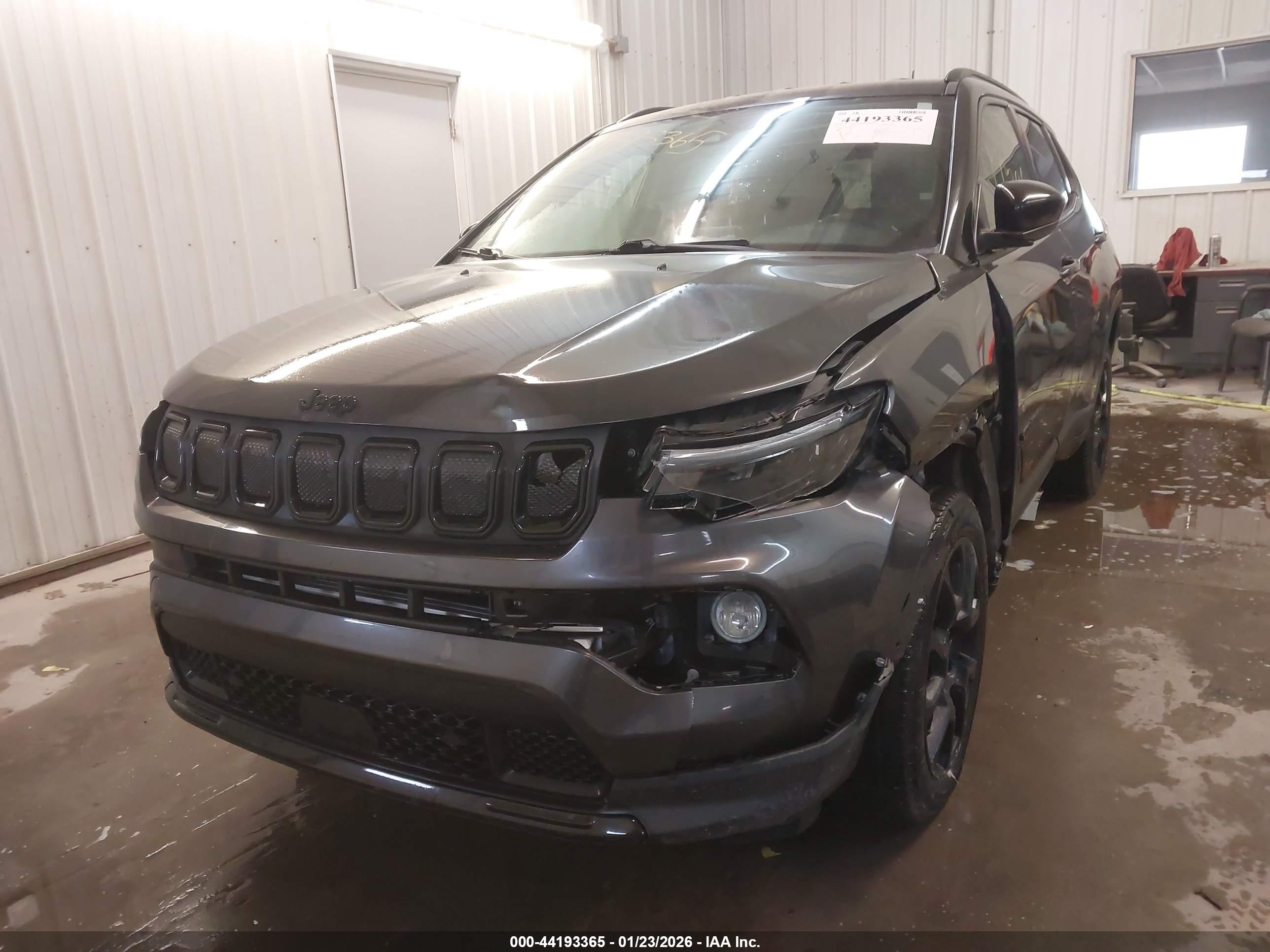 2022 Jeep Compass Altitude 4x4 Black vin: 3C4NJDBBXNT166951
