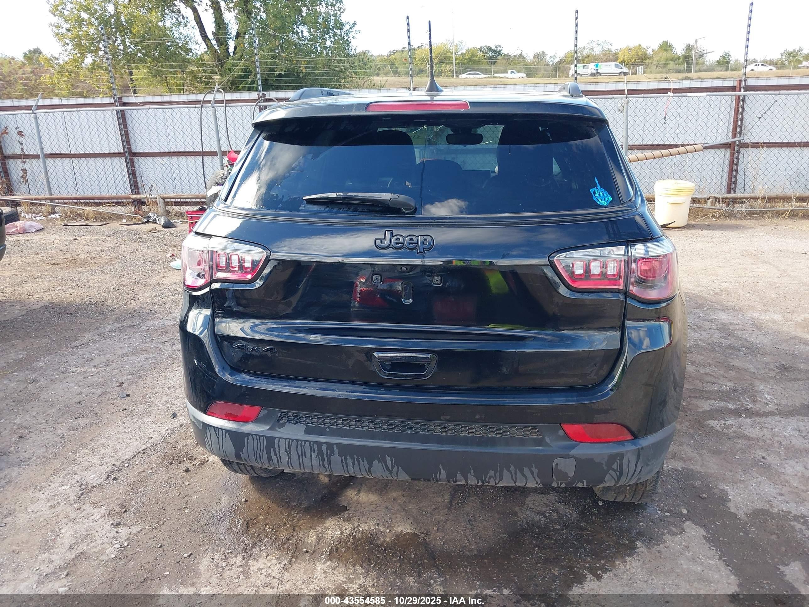 2023 Jeep Compass Altitude 4x4 Black vin: 3C4NJDBN1PT547696