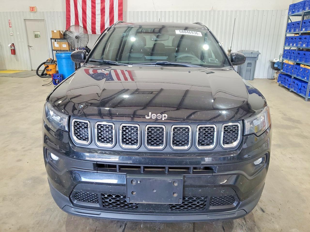 2023 Jeep Compass Latitude Black vin: 3C4NJDBN3PT503375