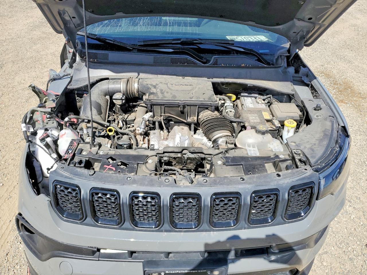 2023 Jeep Compass Latitude Gray vin: 3C4NJDBN3PT545688