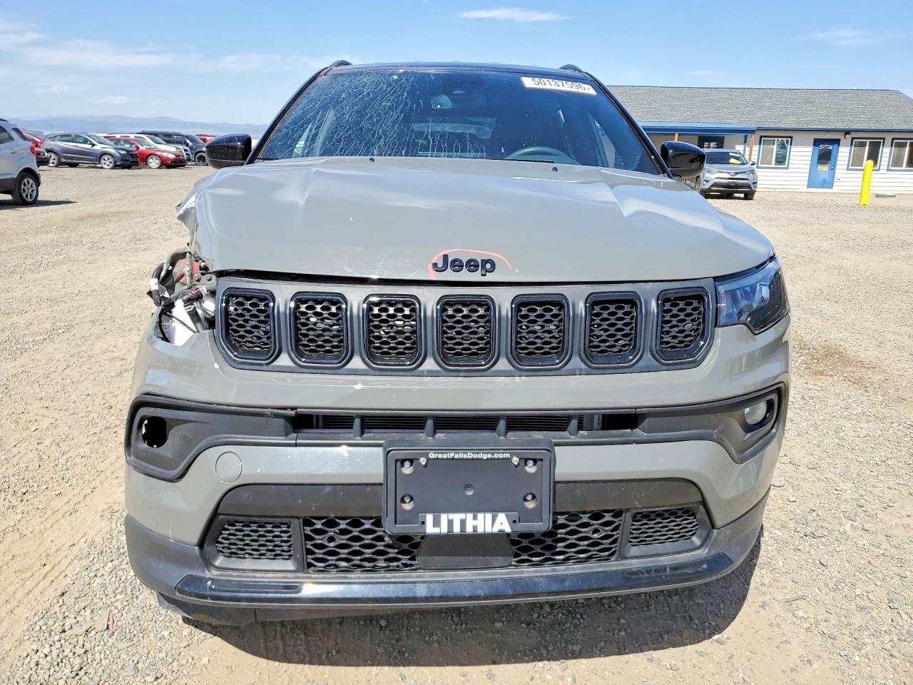 2023 Jeep Compass Latitude Gray vin: 3C4NJDBN3PT545688