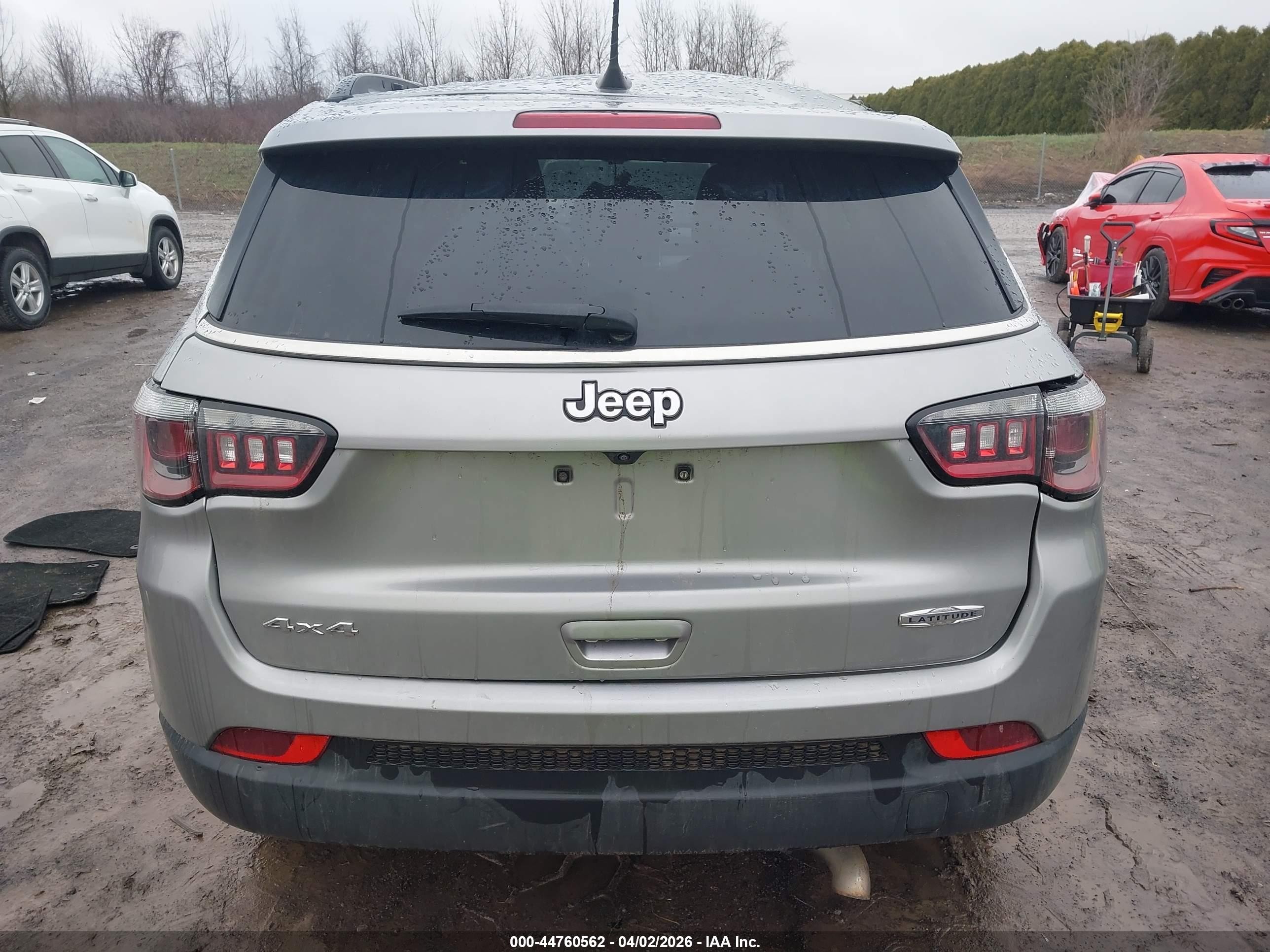 2023 Jeep Compass Latitude 4x4 Silver vin: 3C4NJDBN4PT560247