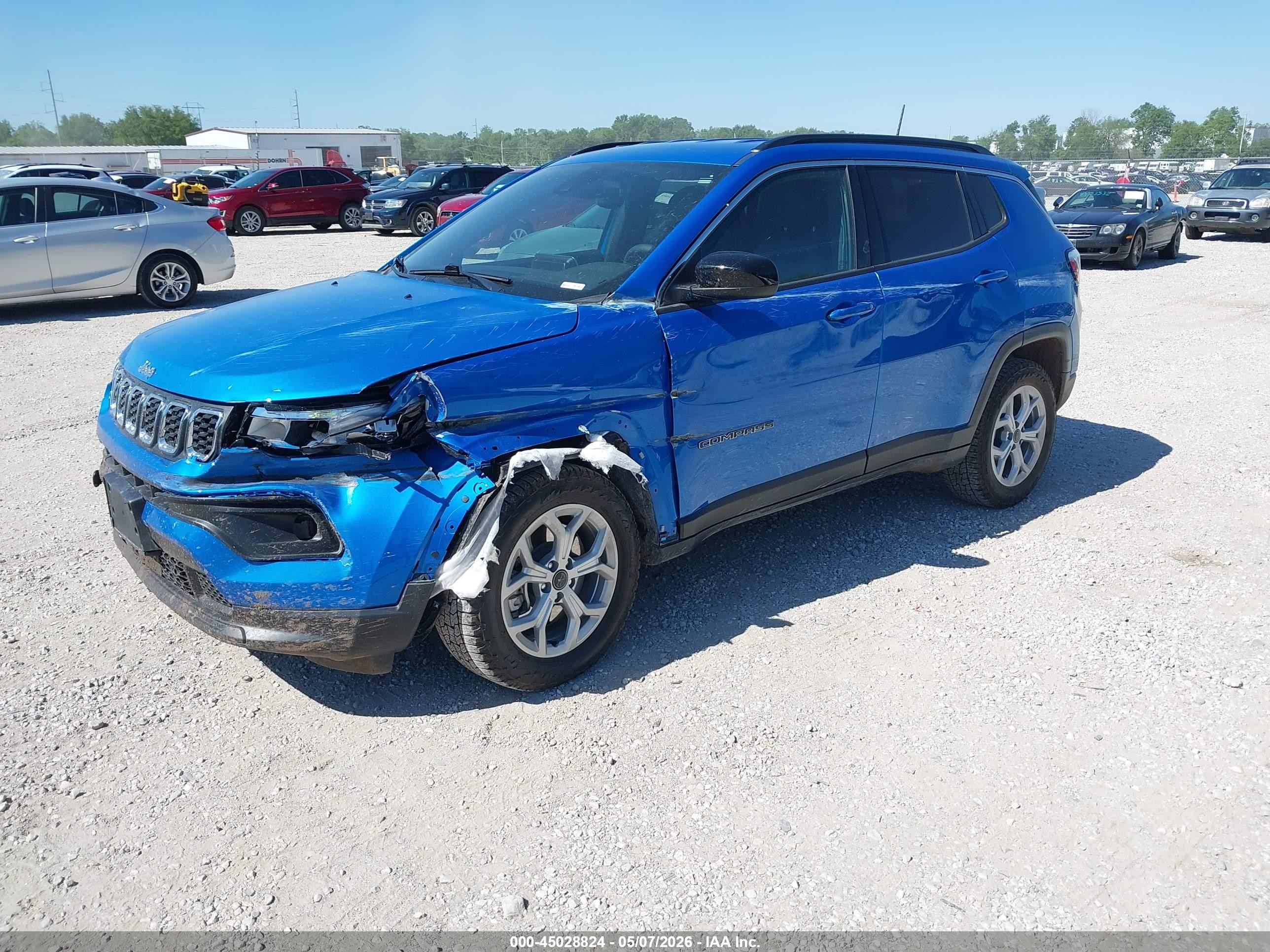 2026 Jeep Compass Latitude Blue vin: 3C4NJDBN5TT189674
