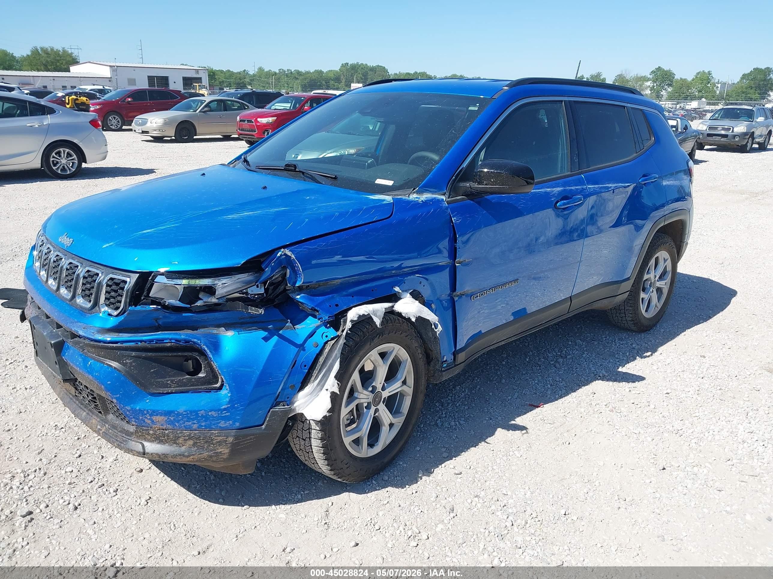 2026 Jeep Compass Latitude Blue vin: 3C4NJDBN5TT189674